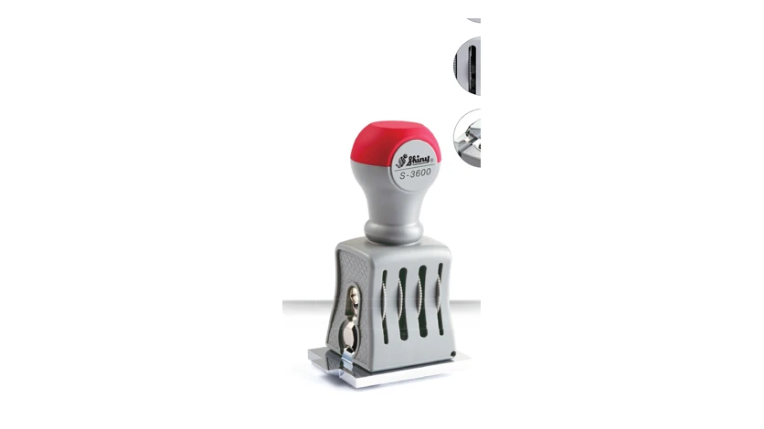 Shiny S-3600 die-plate dater stamp